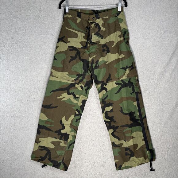 Cold Weather Camouflage Trousers Size XS Short Woodland Goretex Utility Outdoors - Picture 1 of 15